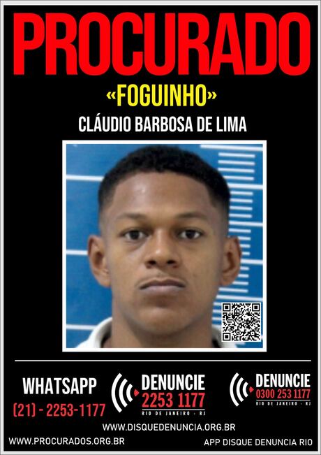 Disque Denúncia pede informações sobre homem foragido pela morte de sargento da PM no Rio