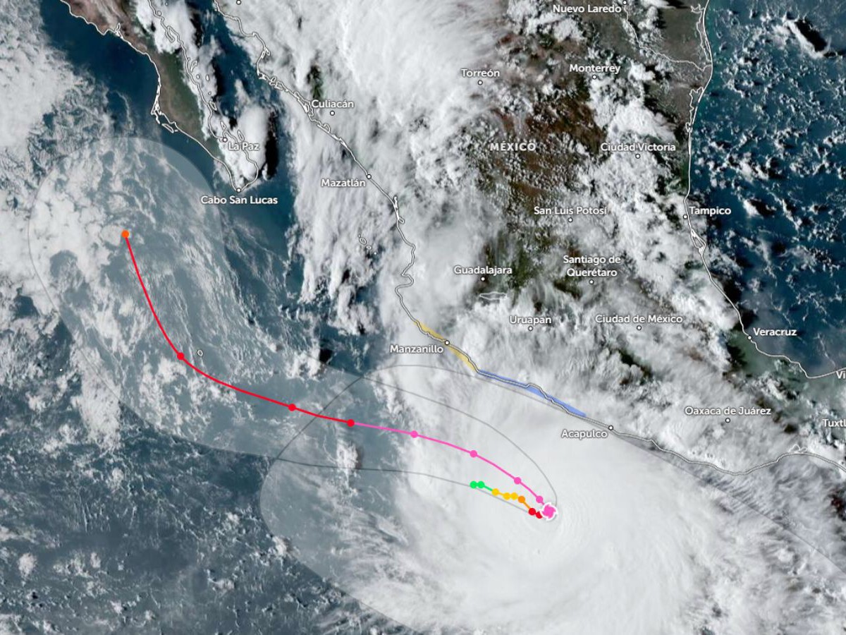 Polo já é o segundo furacão mais forte do Pacífico Oriental: apenas Patricia o supera, que atingiu terra em 2015.