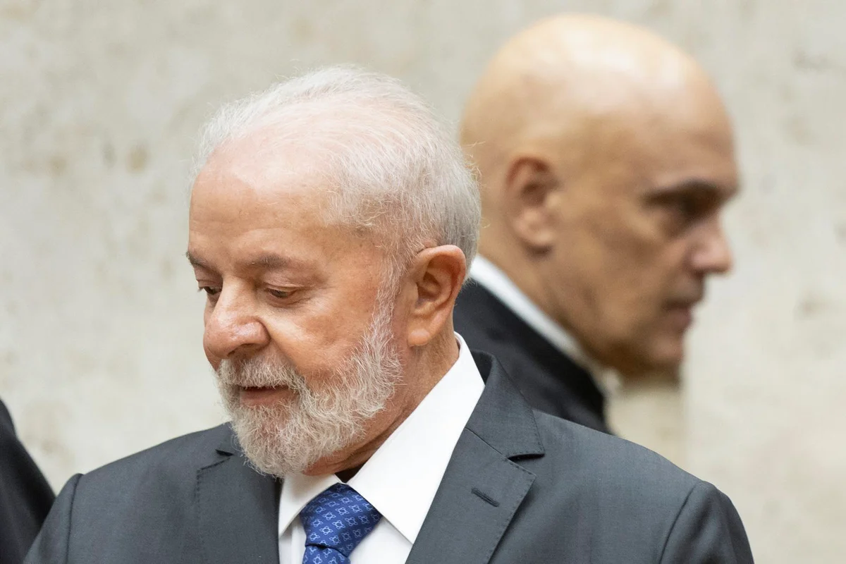 Alexandre de Moraes e Lula -- Metrópoles