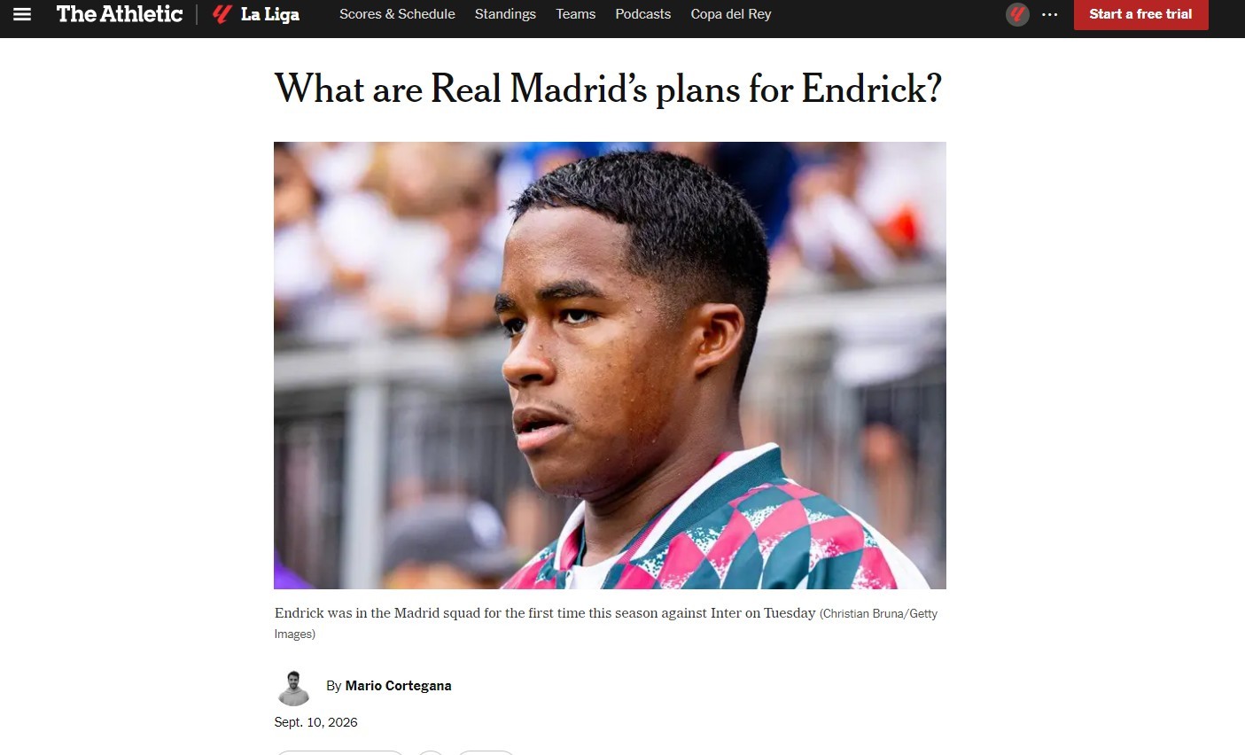 Real Madrid reavalia futuro de Endrick, e novo empréstimo entra no radar