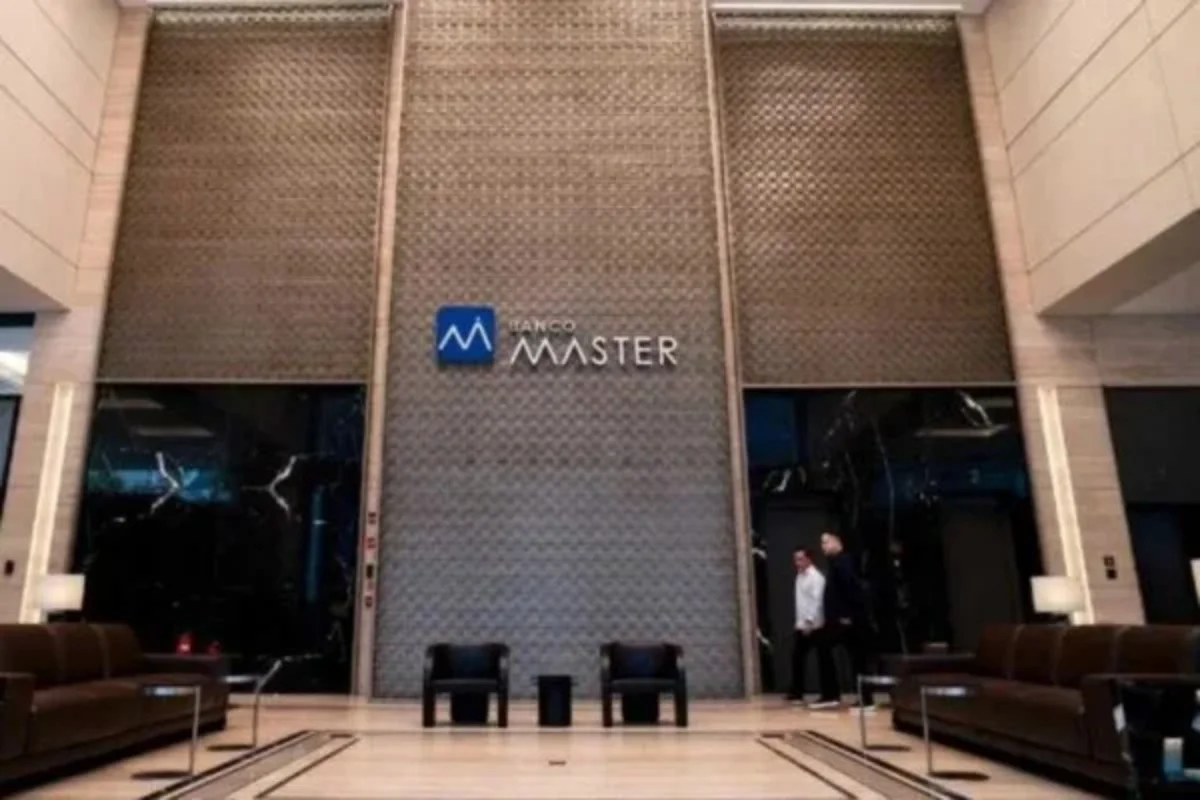 Fachada do banco Master