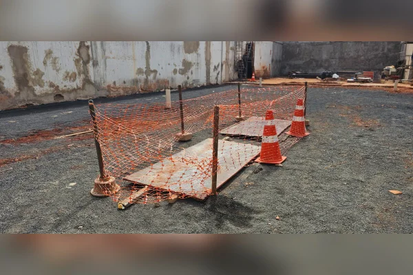 Trabalhador cai em galeria subterrânea e é resgatado em Uberlândia