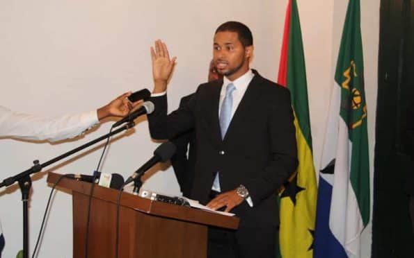 Filipe Nascimento Presidente da UMPP e do Governo Regional do Príncipe