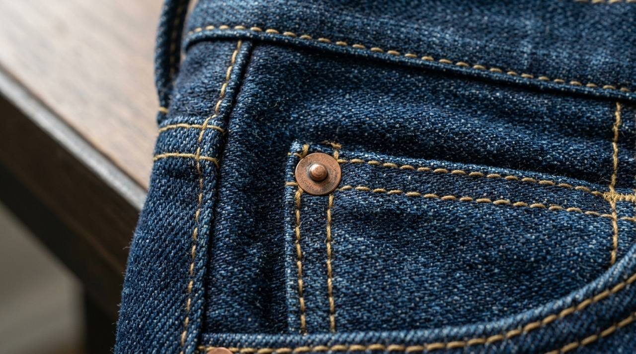 Para que serve o pino de metal na costura do bolso da calça jeans, aquele rebite que ninguém repara: ele foi patenteado em 1873 e por décadas foi proibido em um bolso específico