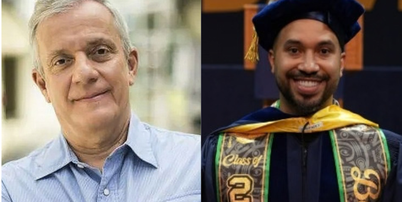 Repórter do Fantástico, Álvaro Pereira Jr. ironiza Gil do Vigor e o chama de 'falso acadêmico' Foto: Bob Paulino/Memória Globo - Reprodução/Instagram/Gil do Vigor