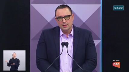 Debate SC: Considerações finais do candidato ao governo Ralf Zimmer (PRD)