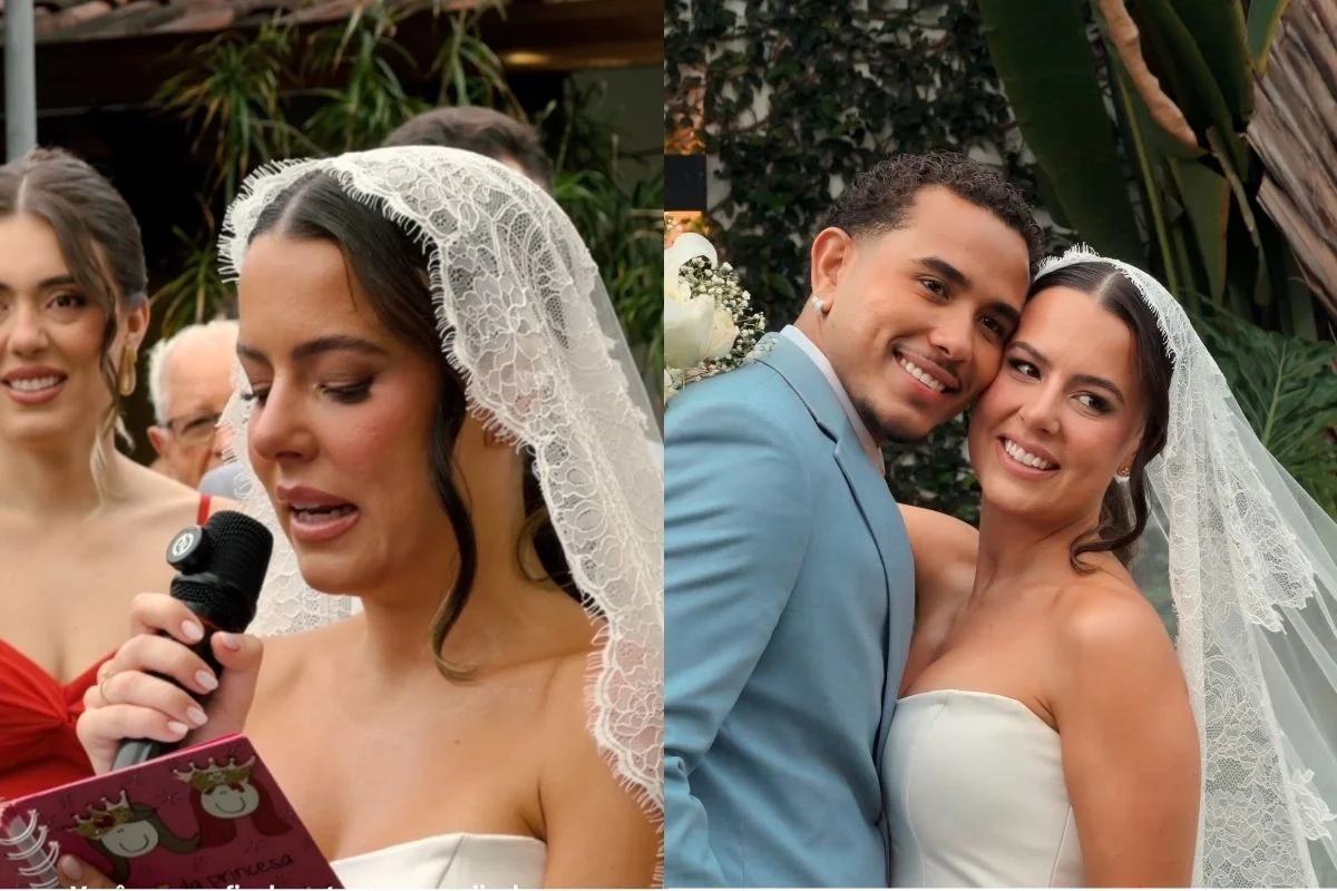 Fotos coloridas de Thais Nunes e João Vitor Nascimento