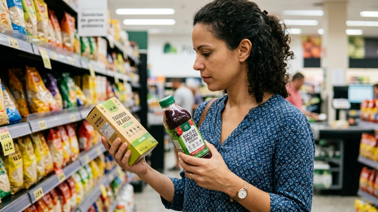 A Anvisa mudou o rótulo dos alimentos e a lupa preta na frente da embalagem significa uma coisa diferente do que a maioria entende: ela não diz que o produto faz mal, diz que a quantidade passa do limite por 100 gramas