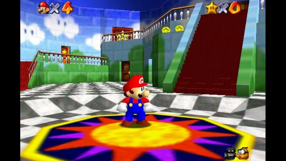 Super Mario 64 foi o game de lançamento do Nintendo 64 e seria incrível vê-lo de novo com visuais atualizados — Foto: Divulgação/Nintendo