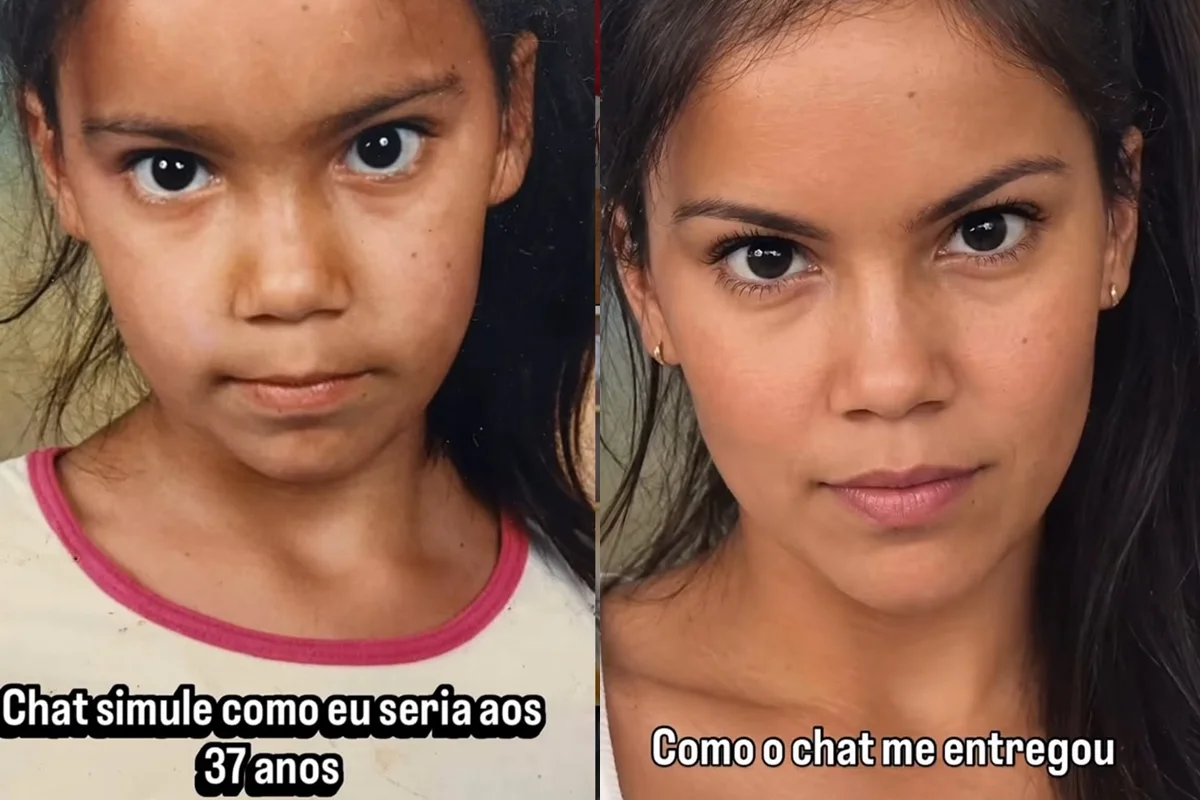 Internauta viraliza ao criar versão adulta com IA com base em foto quando criança