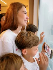 Sarah Poncio acompanhou o parto de Simone Poncio com os filhos