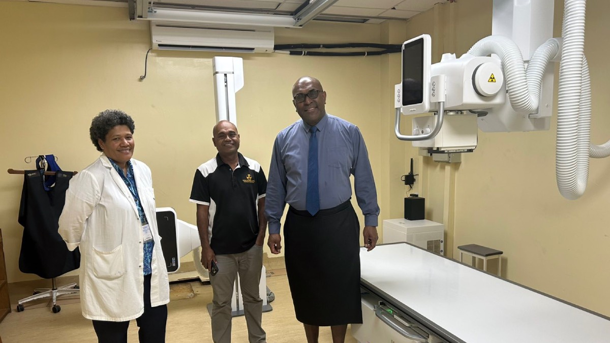 Taveuni patients no longer need to travel to Labasa for X-rays and ultrasound