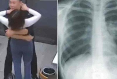Kejadian itu berlaku selepas wanita berkenaan memberitahu suaminya yang hanya dikenali sebagai Wang bahawa dia berasa sejuk.