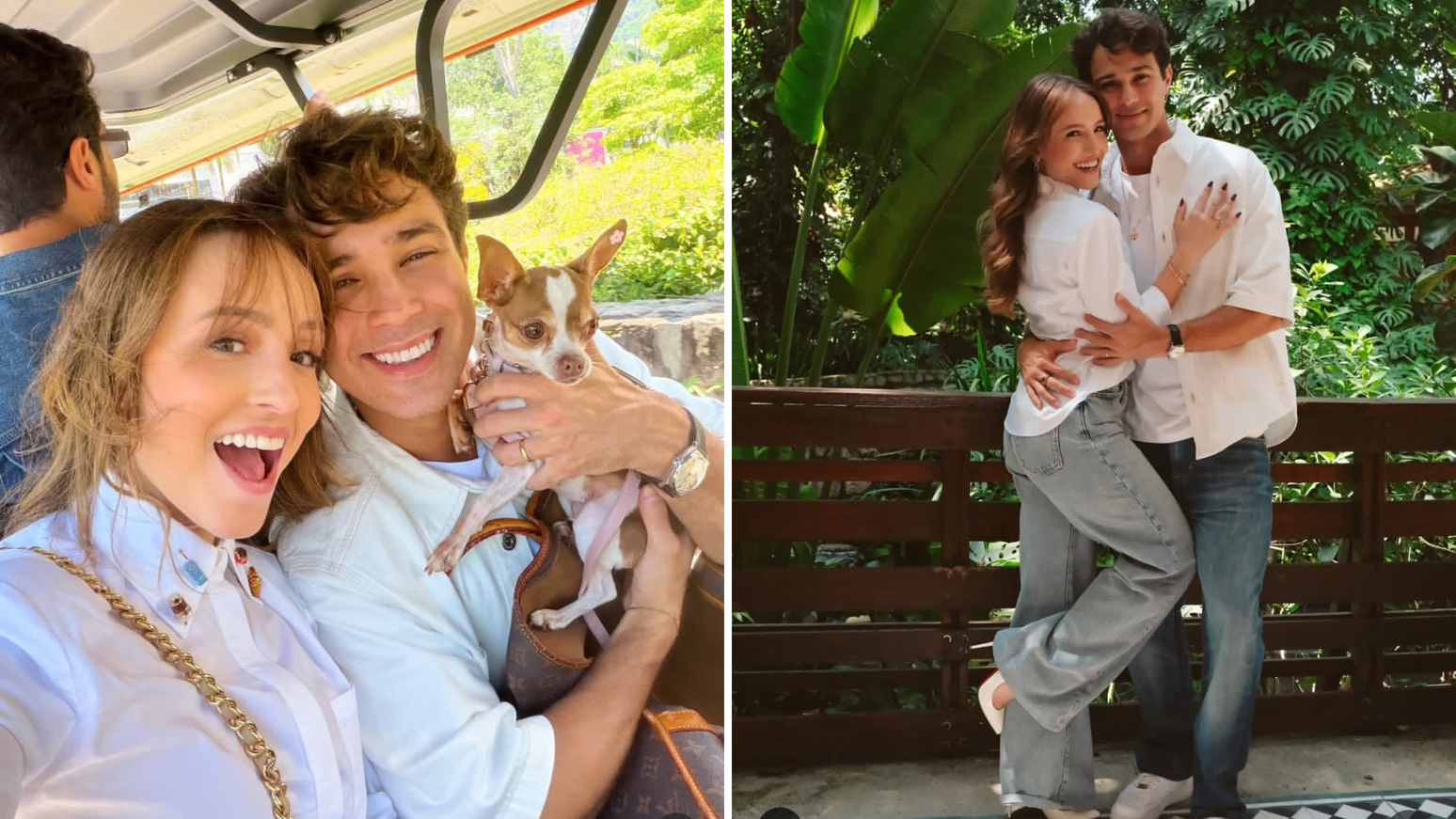 Larissa Manoela e André Luiz Frambach