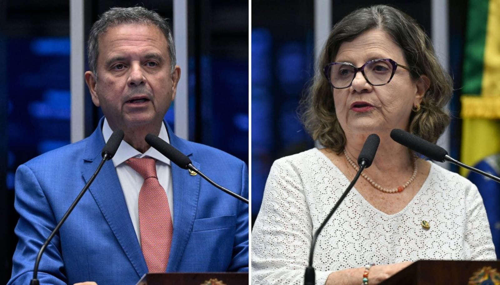 Rogério Marinho e Teresa Leitão