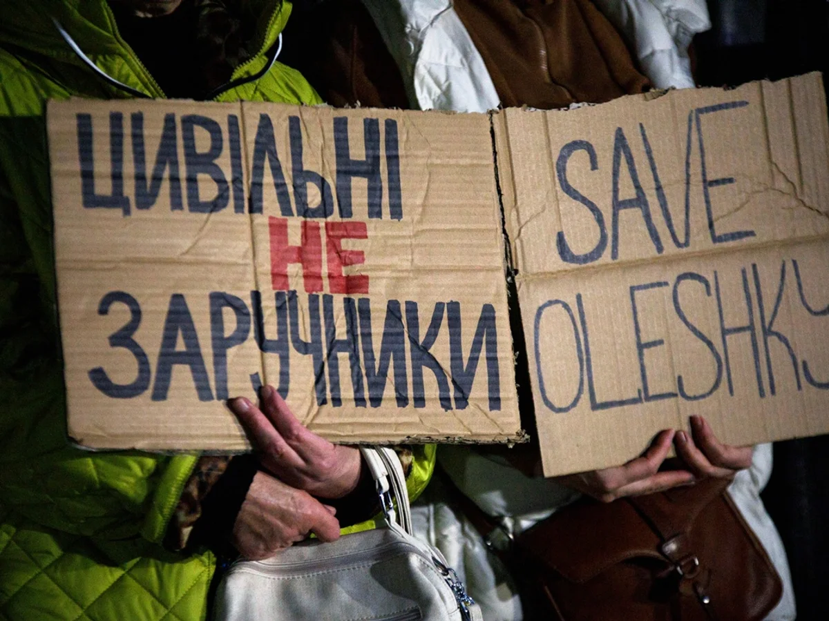 Começa trégua humanitária em Oleshky, cidade ucraniana ocupada pela Rússia