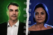 Michelle e Flávio Bolsonaro trocaram farpas durante a pré-campanha