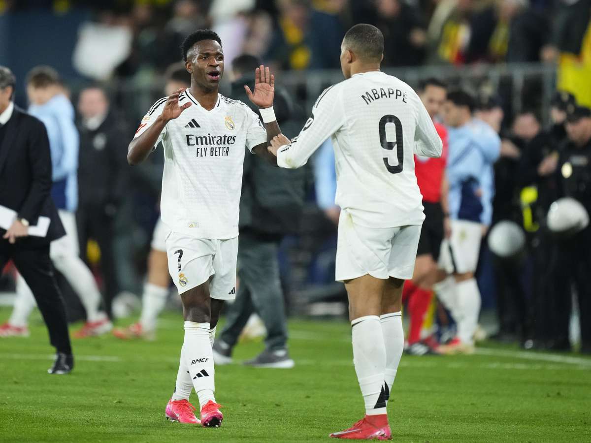 Vini Jr. e Mbappé mantêm relação fria no Real Madrid