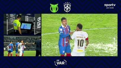 Neymar bota a mão na boca em discussão com Nestor e recebe o vermelho; veja situação