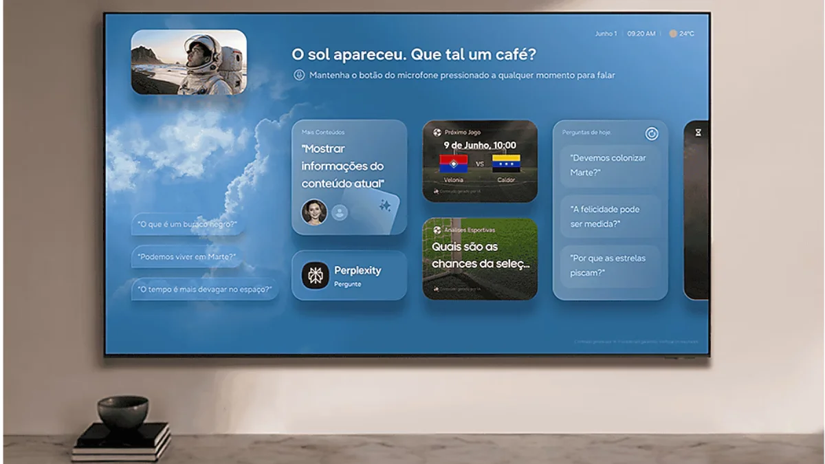 Imagem da matéria: Samsung traz ao Brasil TV que “conversa com você”