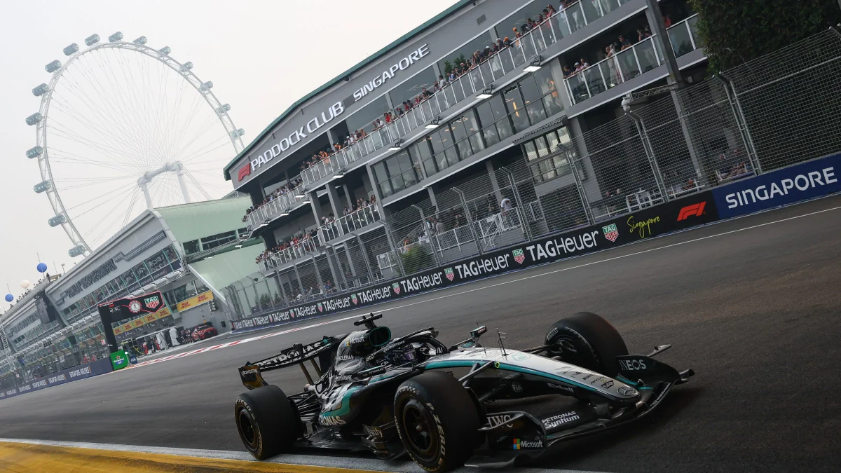 F1: George Russell lidera único treino livre em Singapura; Bortoleto é 16º