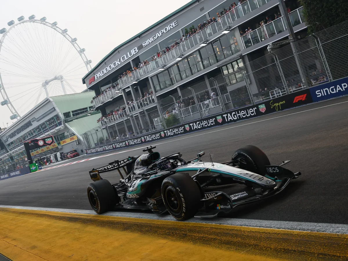 F1: George Russell lidera único treino livre em Singapura; Bortoleto é 16º