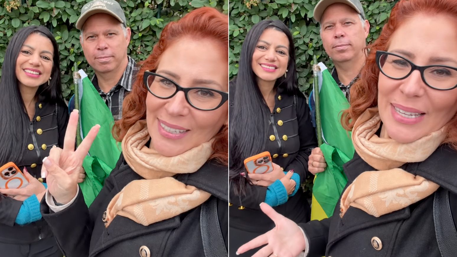 Carla Zambelli posta vídeo a caminho da votação
