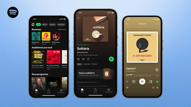 Quando os audiolivros do Spotify chegam ao Brasil?