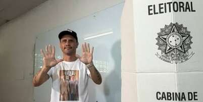 Cleitinho durante vota&ccedil;&atilde;o neste domingo, 4, em Minas Gerais Foto: Reprodu&ccedil;&atilde;o/Redes Sociais