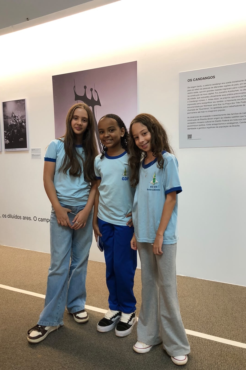 Mostra Utopias em construção faz alunos viajarem pela história de Brasília