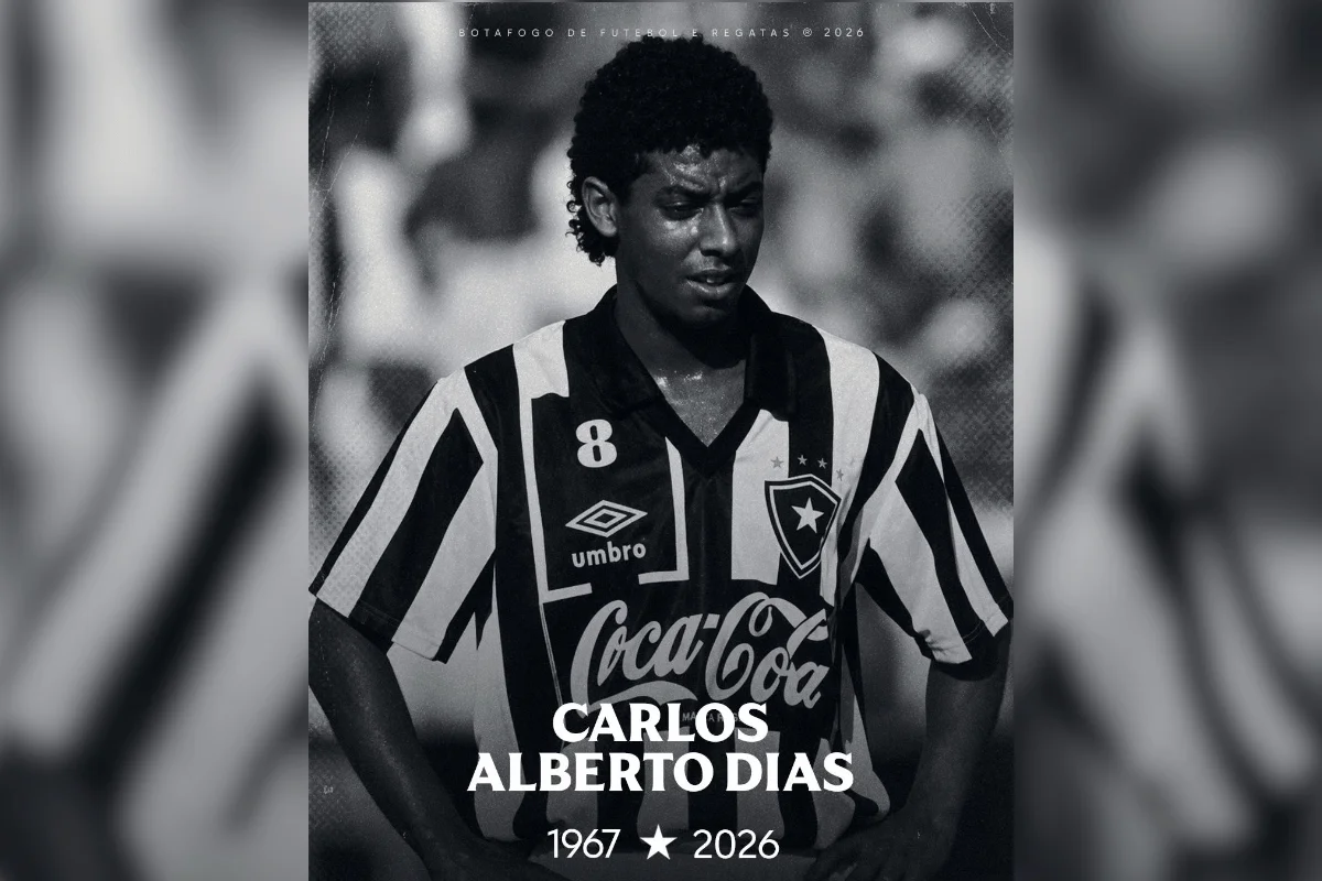 Imagem da matéria: Botafogo lamenta morte de Carlos Alberto Dias, ex-jogador do clube