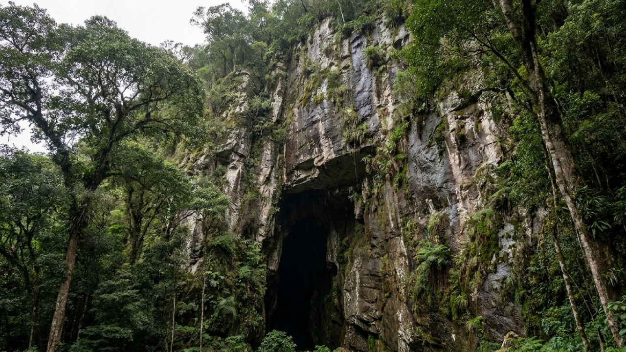 Uma abertura de caverna de 197 metros foi medida por drone com laser no interior paulista e pode estar entre as maiores já registradas