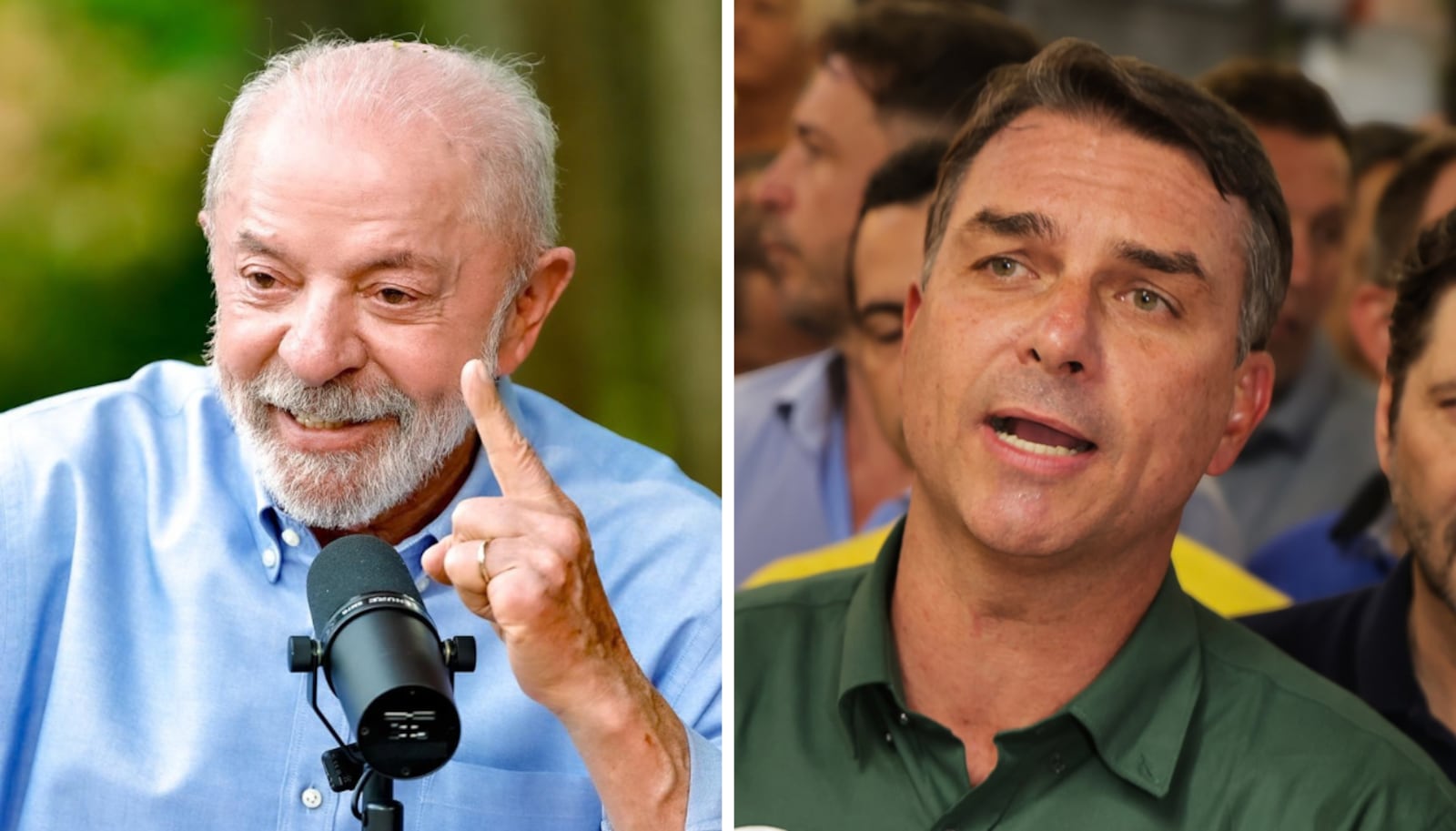 Partidos vão decidir se apoiam Lula ou Flávio em eventual segundo turno Montagem: Ricardo Stuckert/Flickr Lula – 30.09.2026; Raul Luciano/Ato Press/Estadão Conteúdo – 28.09.2026