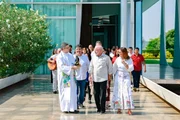 Presidente Lula e primeira-dama Janja