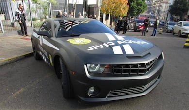 Polícia reforça frota com Porsche, Camaro, BMW e até Lamborghini tomados de traficantes e facções
