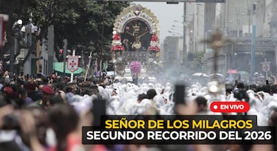 Procesión del Señor de los Milagros HOY, EN VIVO: últimas noticias del segundo recorrido del 18 de octubre