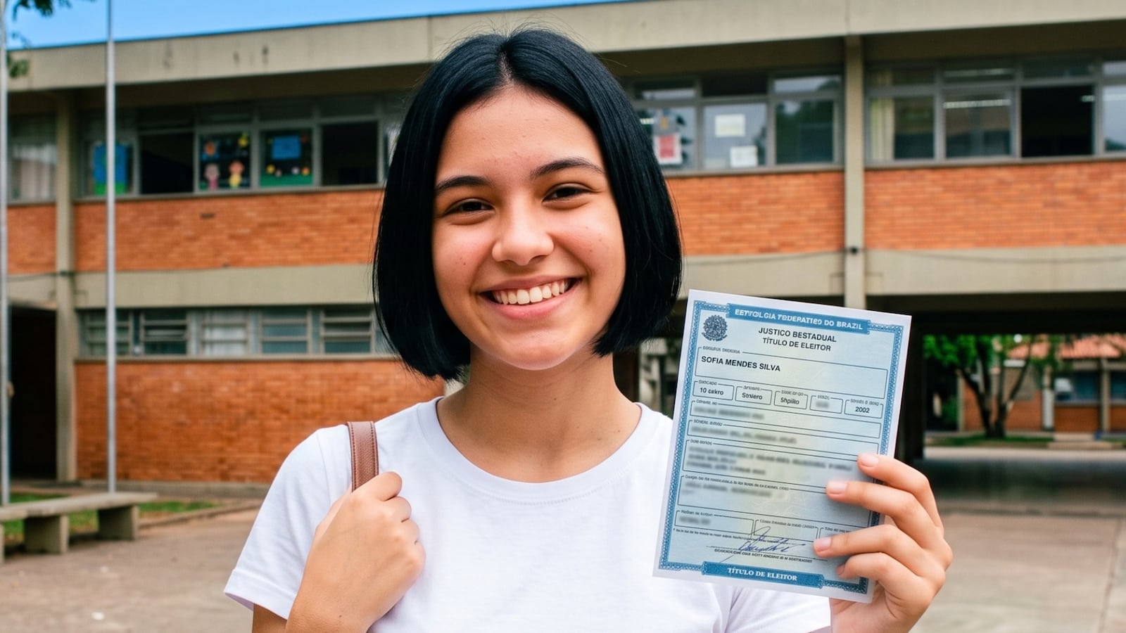 Não se esqueça da colinha e tome cuidado ao postar foto do seu comprovante de votação Imagem gerada por IA/Gemini
