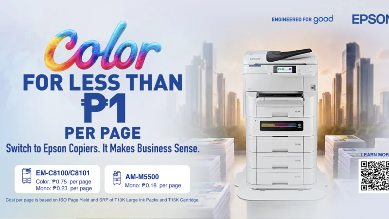Epson business printers that illustrate office printing costs