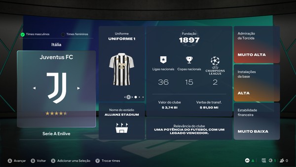 EA FC 27: 10 times para reconstruir e dominar o Modo Carreira